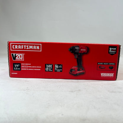 New Craftsman CMCFB00C1 20V Impact Driver Kit
