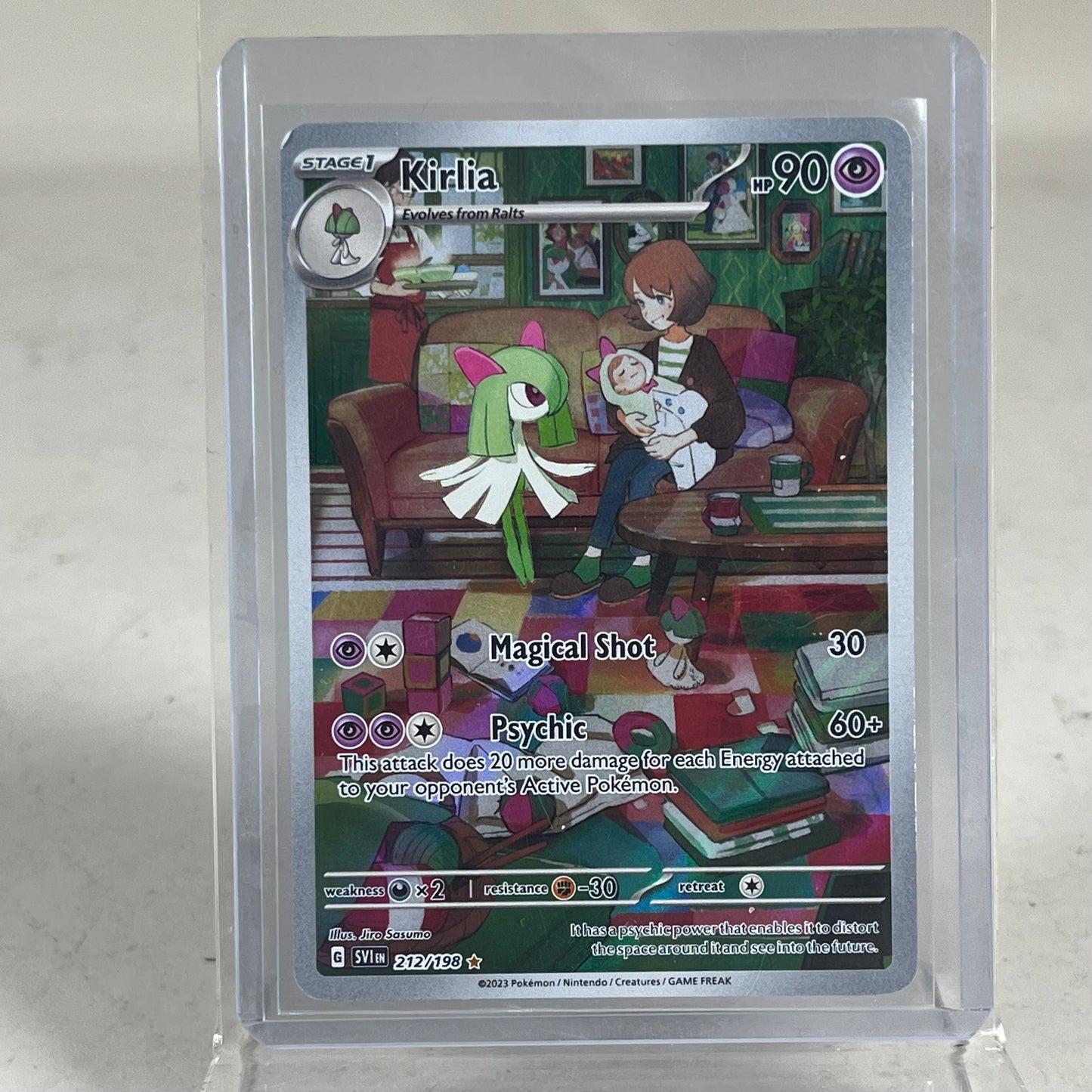 Pokémon TCG Scarlet & Violet Kirlia 212/198 Holo English