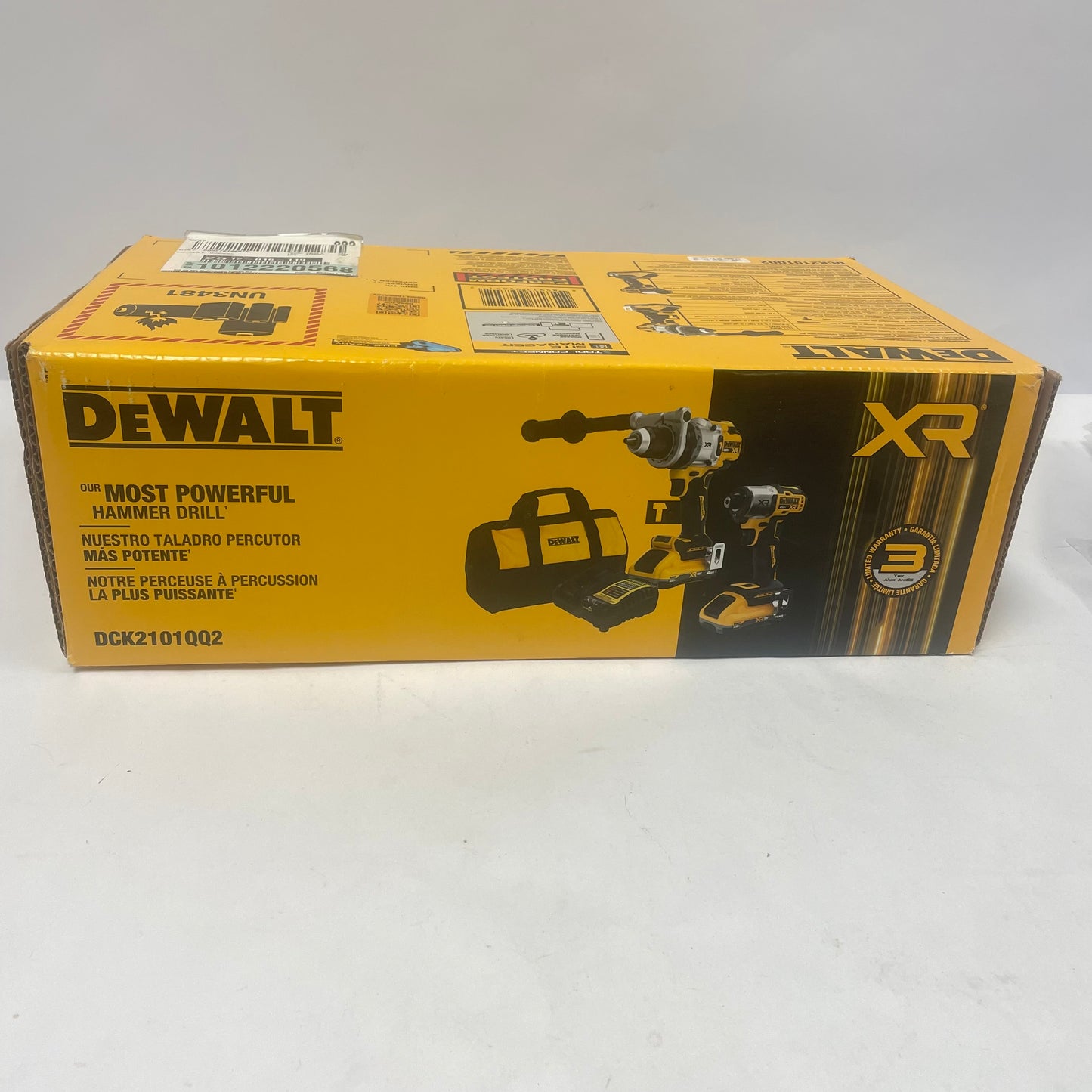 New DeWalt DCK2101QQ2 20V MAX Hammer Drill/ Impact Driver Combo Kit