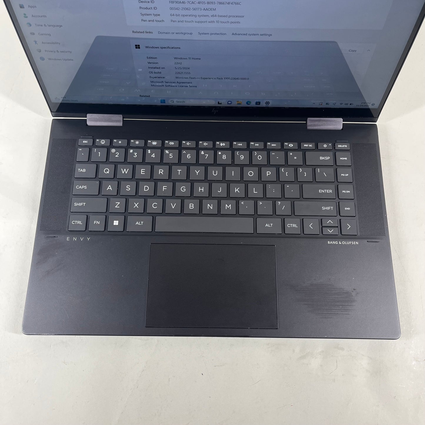 HP Envy x360 15-FH0013DX 15.6" Ryzen 5 7530U 2.0GHz 8GB RAM 256GB SSD
