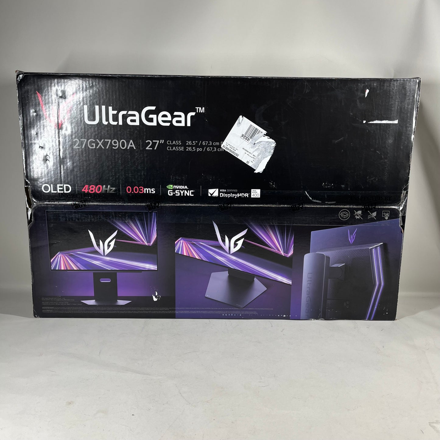 New LG 27" 27GX790A OLED 480hz Gaming Monitor