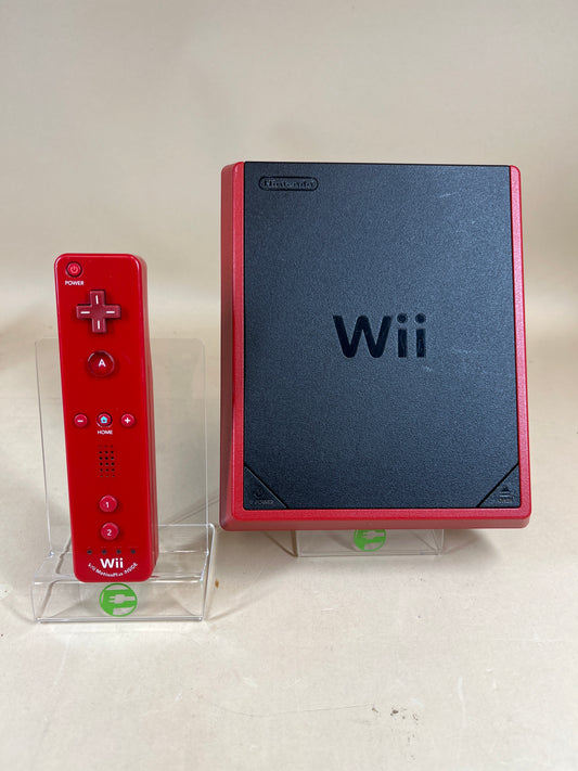 Nintendo Wii Mini Video Game Console RVL-201 Red