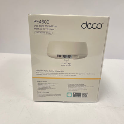 New Tp-link BE4600 Wireless Router