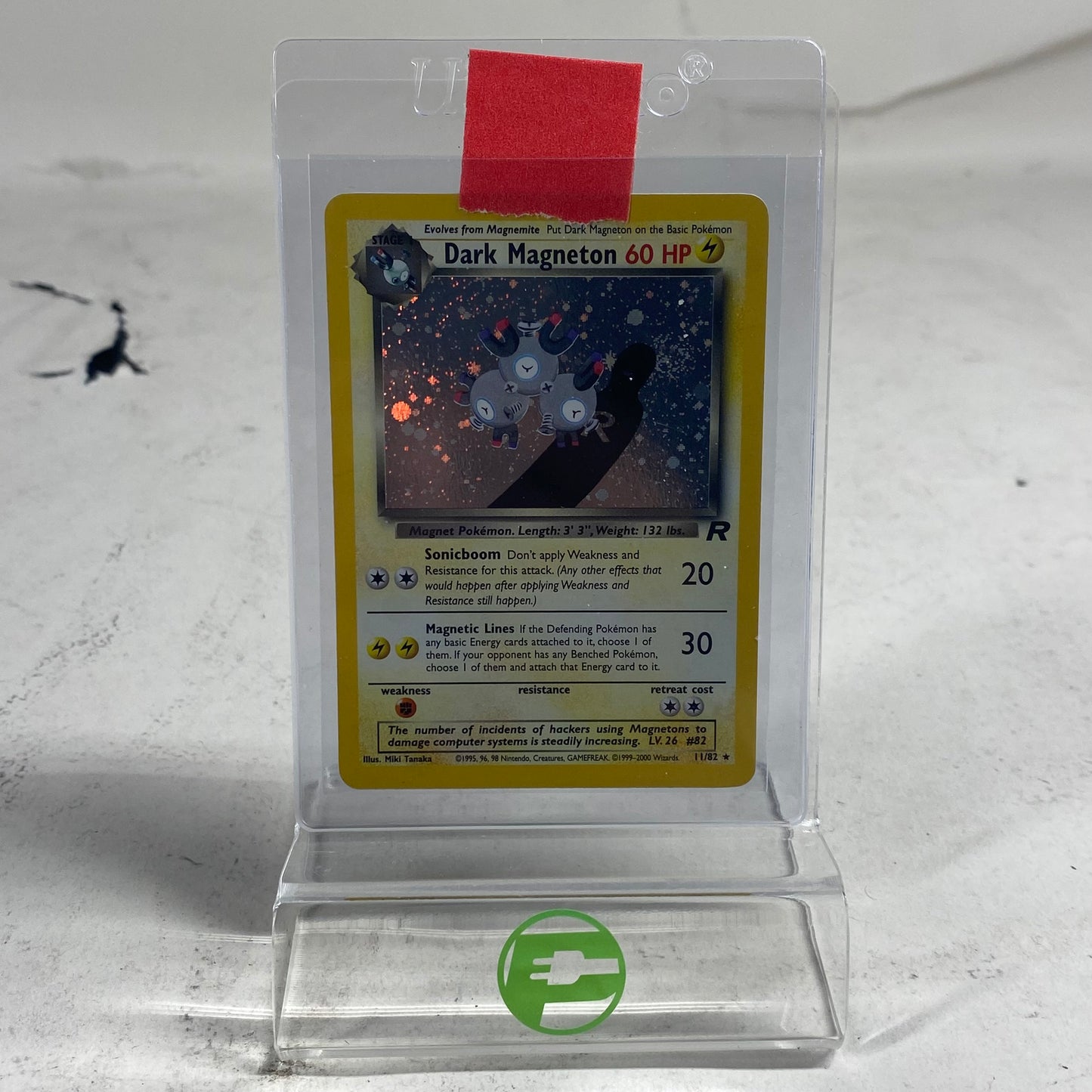 Pokémon TCG Team Rocket Dark Magneton  11/82 Holo English