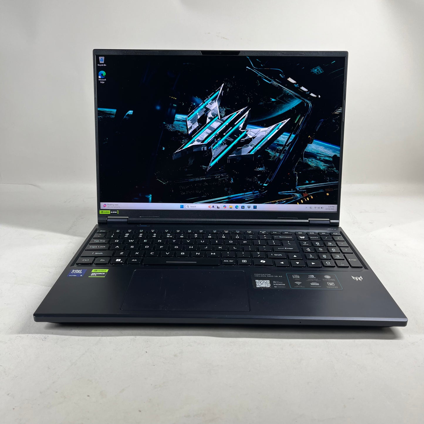 Acer Predator Helios 16 PHN16-73 Ultra 9 275HX 2.7GHz 32GB RAM 1TB SSD RTX 5070 Ti