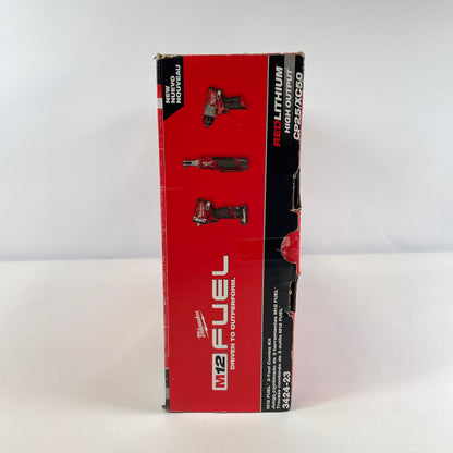 New Milwaukee 3422-23 M12 12V M12 FUEL 3-Tool Combo Kit