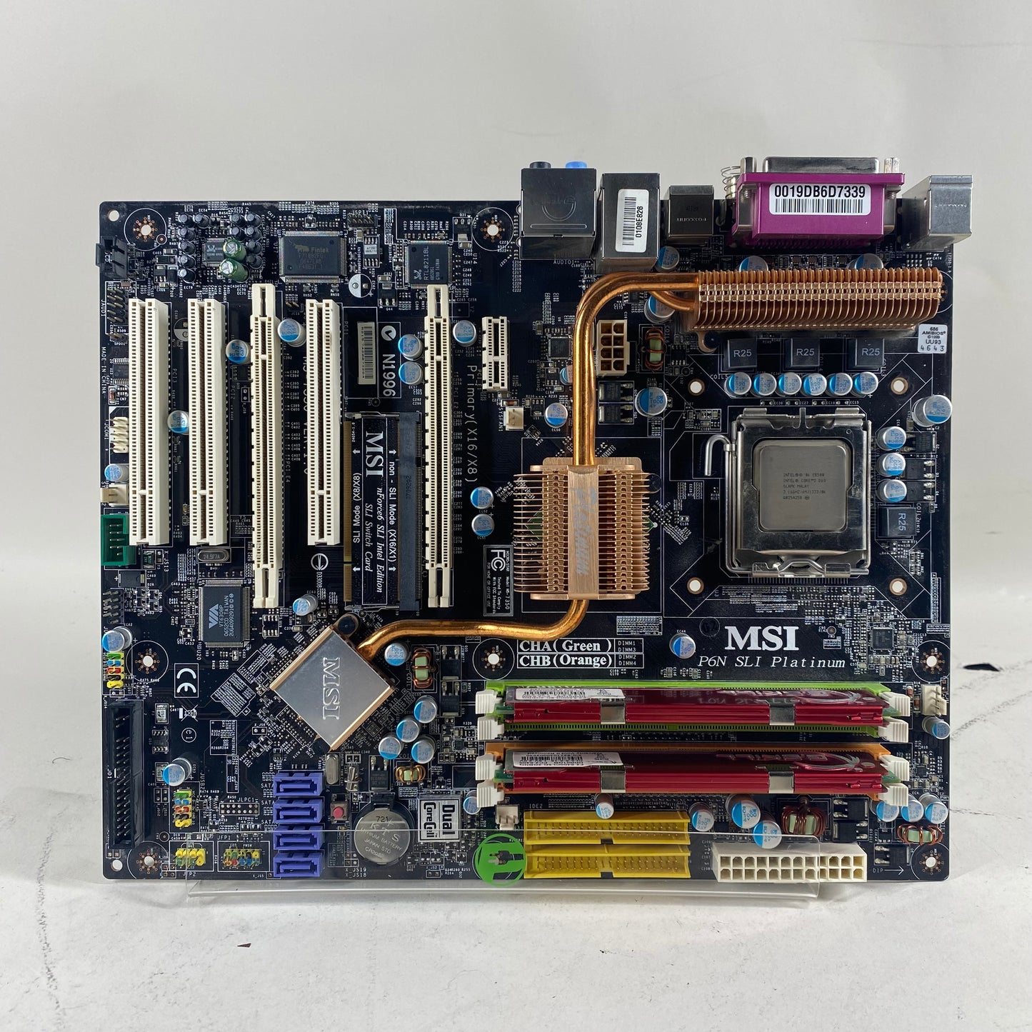 MSi P6N 650i SLI Platinum LGA 775 ATX Core 2 Duo 4GB RAM DDR2 Motherboard
