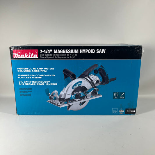New Makita 5377MG 120V 7-1/4 Magnesium Hypoid Saw