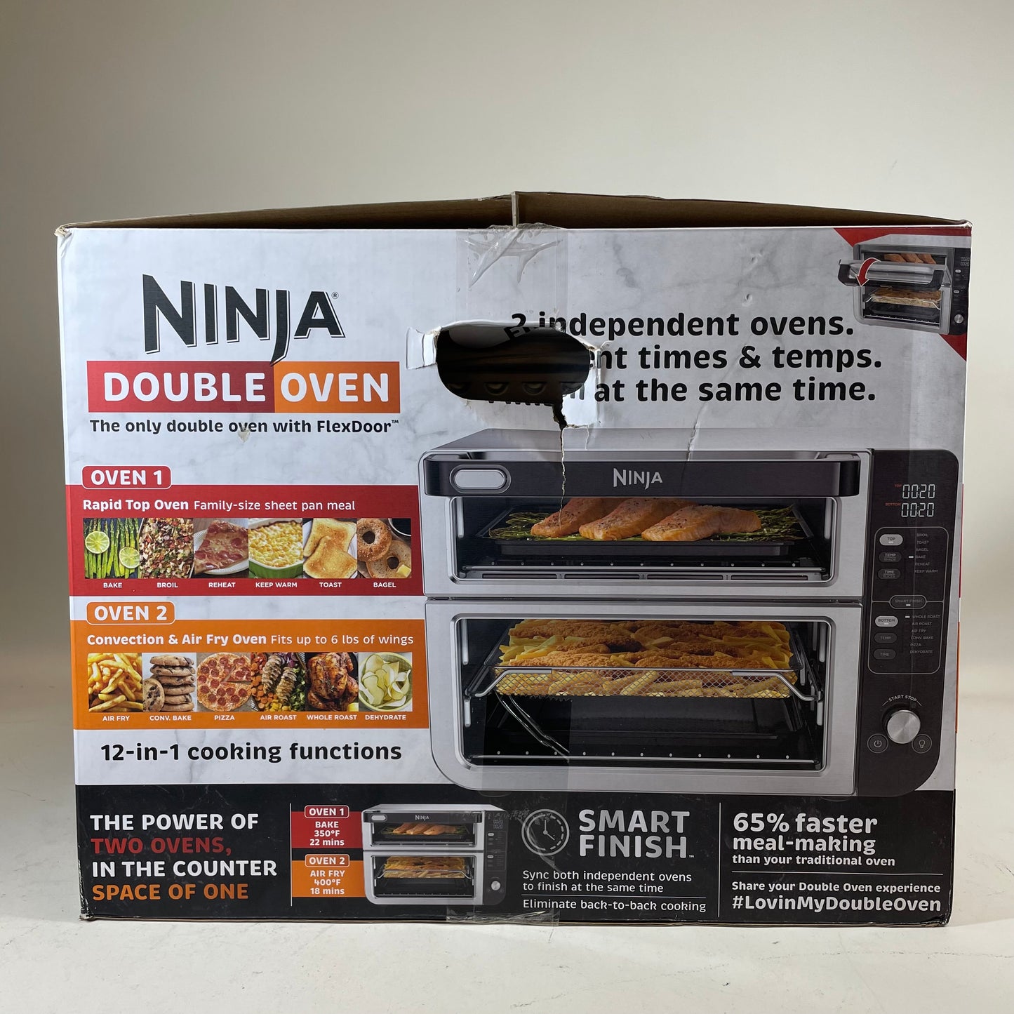 New Ninja Double Oven Toaster Oven DCT401