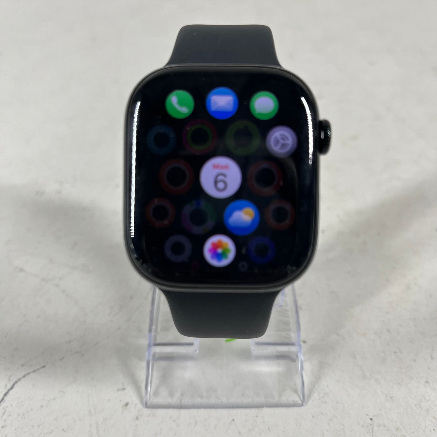 GPS Only Apple Watch Series 11 46MM Jet Black Aluminum Black Sport Band MEUX4LW