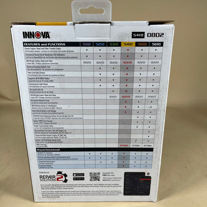 New Innova 5410 OBD2 Scanner