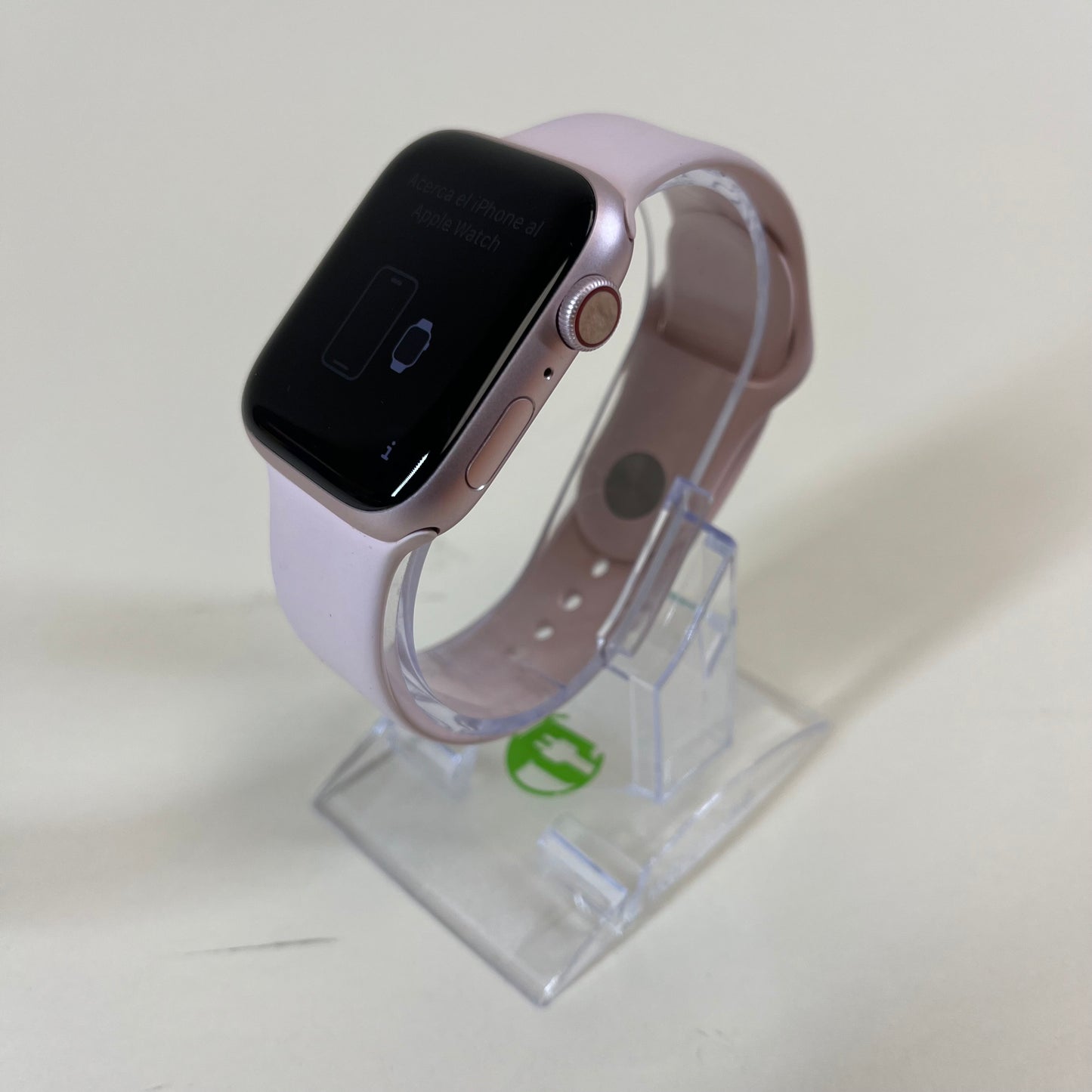 Unlocked Apple Watch Series 9 45MM Pink Aluminum Pink Sport Band MRML3LL/A