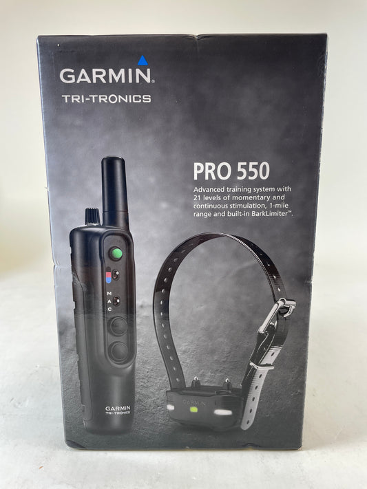 New Garmin Pro 550 Electric Dog Collar Trainer 010-01202-00