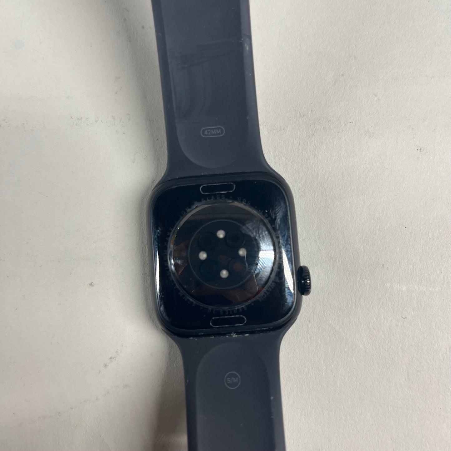 GPS Only Apple Watch Series 10 42MM Jet Black Aluminum Black Sport Band MX4P3LW