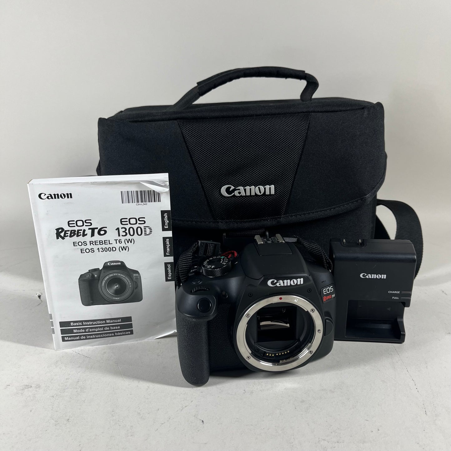 Canon EOS Rebel T6 18.0MP Digital SLR DSLR Camera