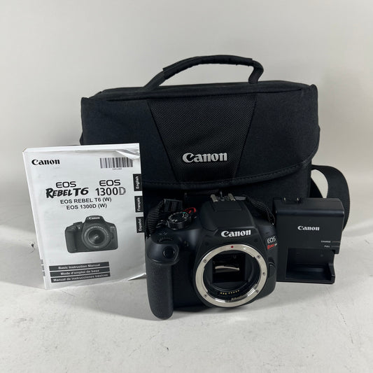 Canon EOS Rebel T6 18.0MP Digital SLR DSLR Camera