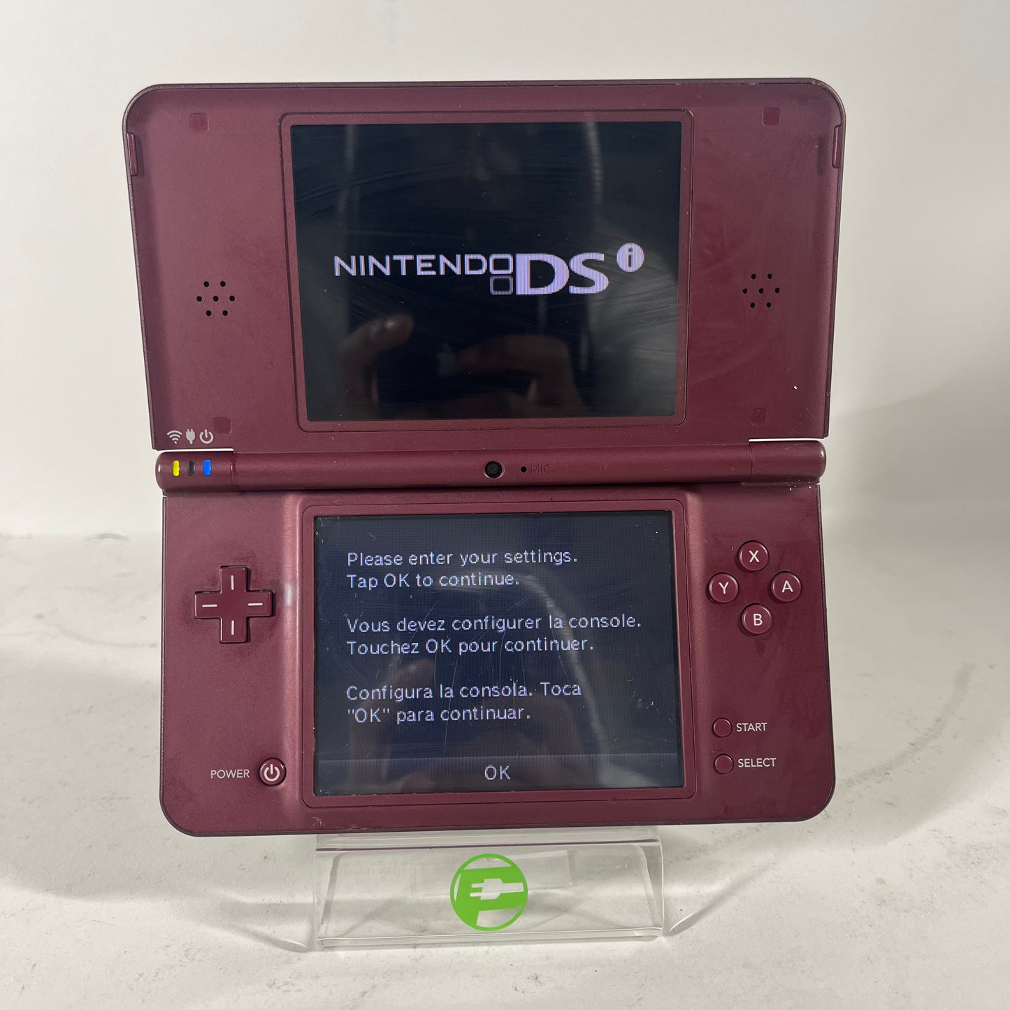 Nintendo DSi XL Handheld Game Console UTL-001(USA) Burgundy