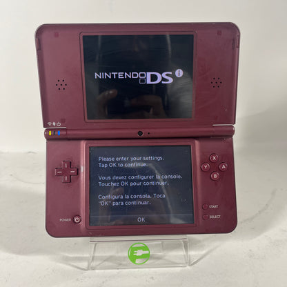 Nintendo DSi XL Handheld Game Console UTL-001(USA) Burgundy