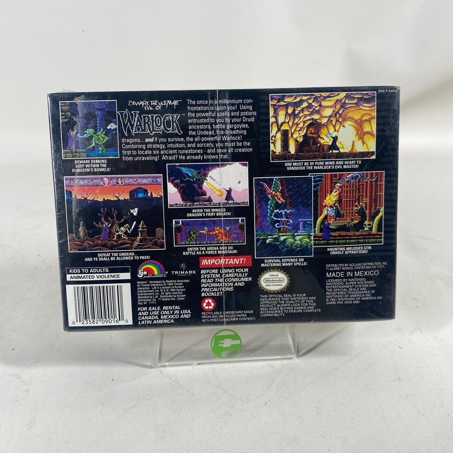New Warlock (Super Nintendo SNES, 1994)