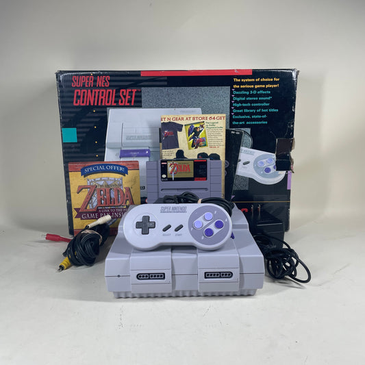 Nintendo Super Nintendo Entertainment System SNES Video Game Console SNS-001 