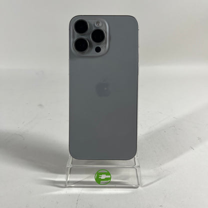 Factory Unlocked Apple iPhone 15 Pro Max 256GB Natural Titanium MU683LL/A