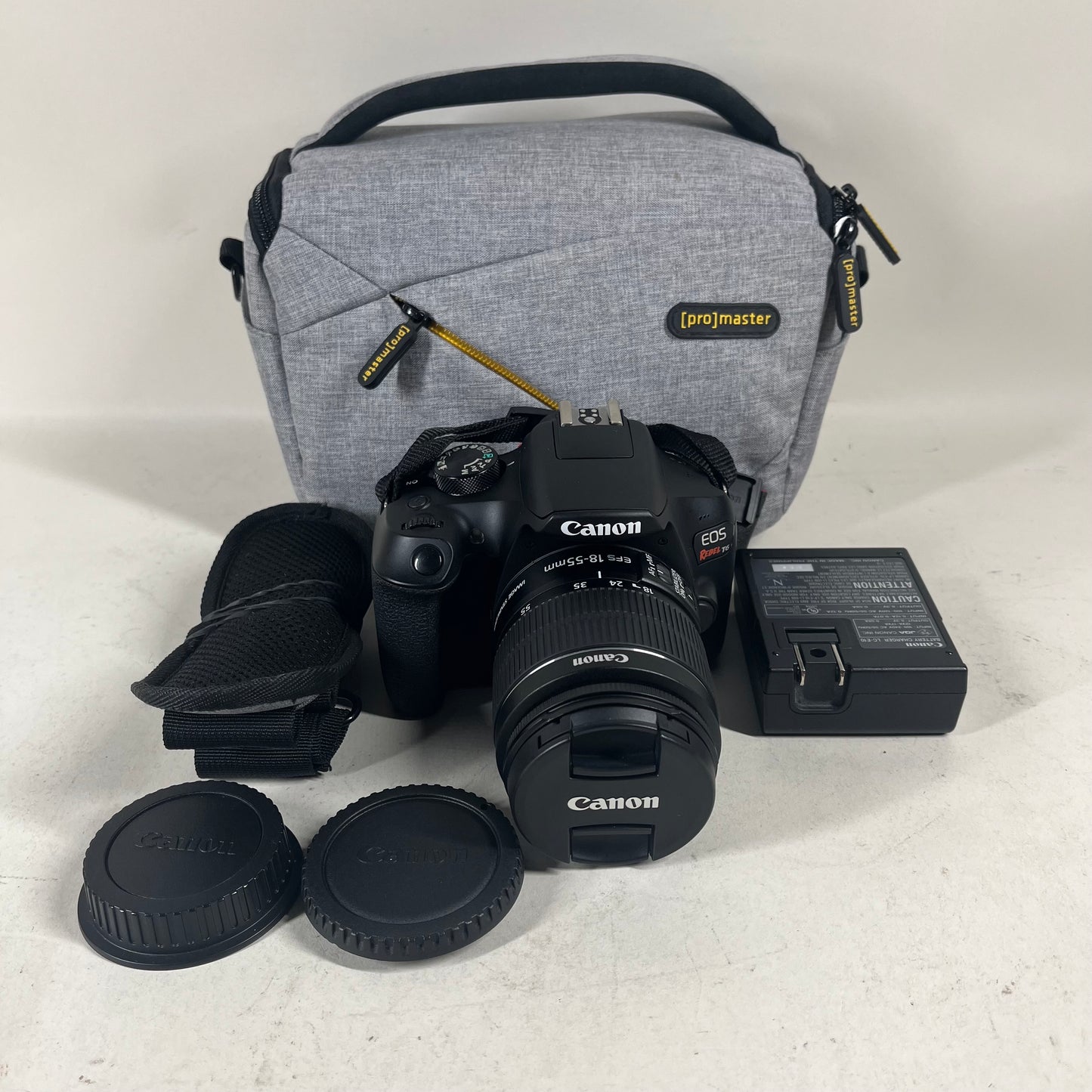 Canon EOS Rebel T6 18.0MP Digital SLR DSLR Camera Lens Combo