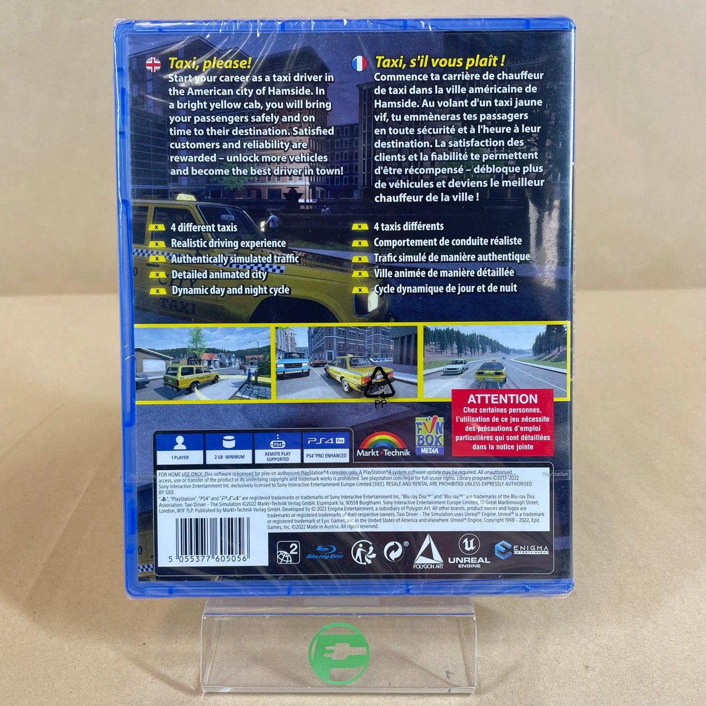 New Taxi Driver The Simulation (Sony PlayStation 4 PS4, 2021) PAL