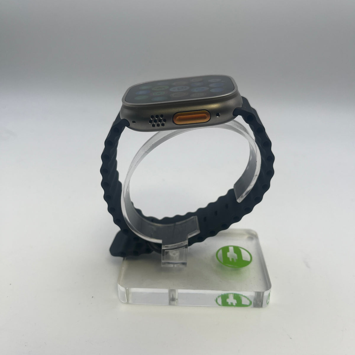 GPS Only Apple Watch Ultra 2 49MM Natural Titanium Black Solo Loop MREP3LL/A