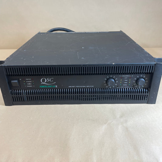 QSC PowerLight 6.0 II 6000 Watt Professional Amplifier PL6.0II