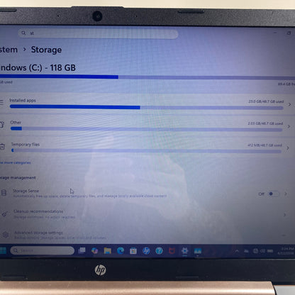 HP Laptop 15-EF1073WM 15.6" Athlon Silver 3050U 2.3GHz 8GB RAM 128GB SSD
