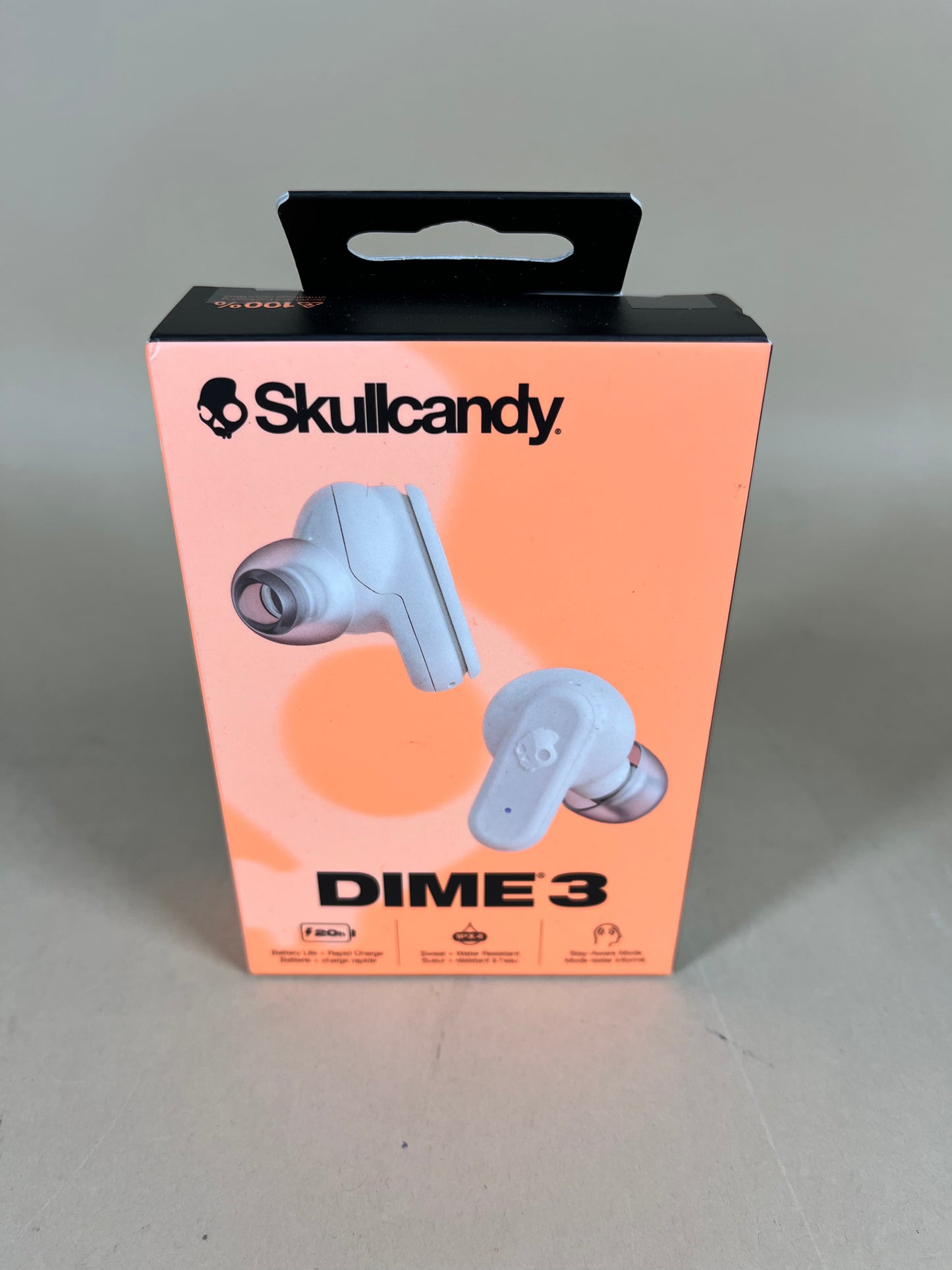 New Skullcandy Dime 3 Wireless In-Ear Bluetooth Headphones White S2DCW-R951