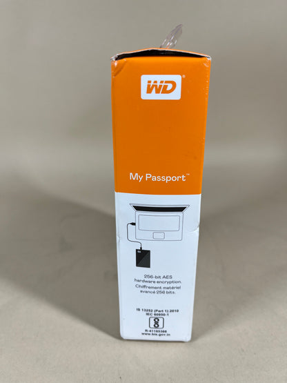 New Western Digital WD Portable My Passport 1TB USB-A HDD WDBYVG0010BBK-0B