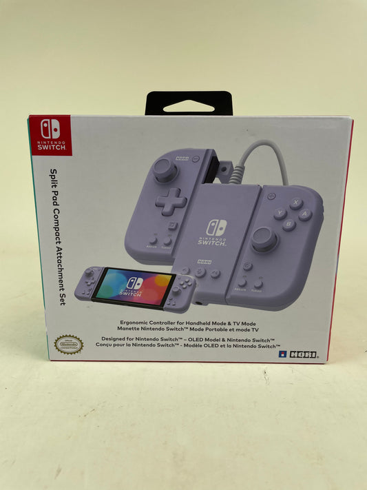 New Hori Split Pad Compact Lavender NSW-428U For Switch