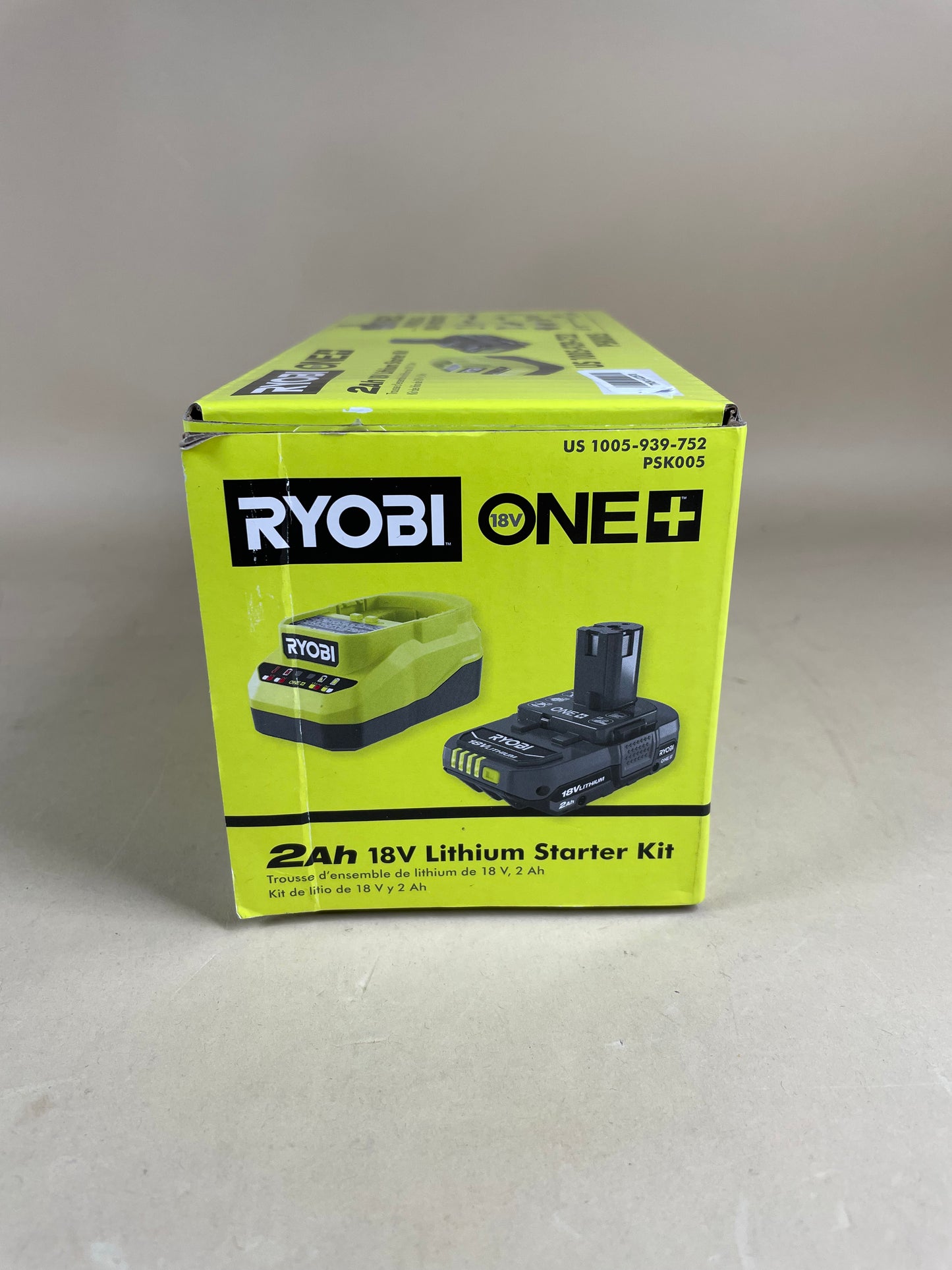 New Ryobi PSK005 18V Lithium Starter Kit