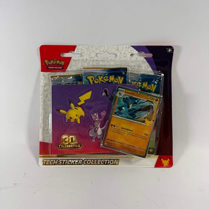 New Pokemon TCG 30th Celebration Tech Sticker Collection (1 of 2 Variety)
