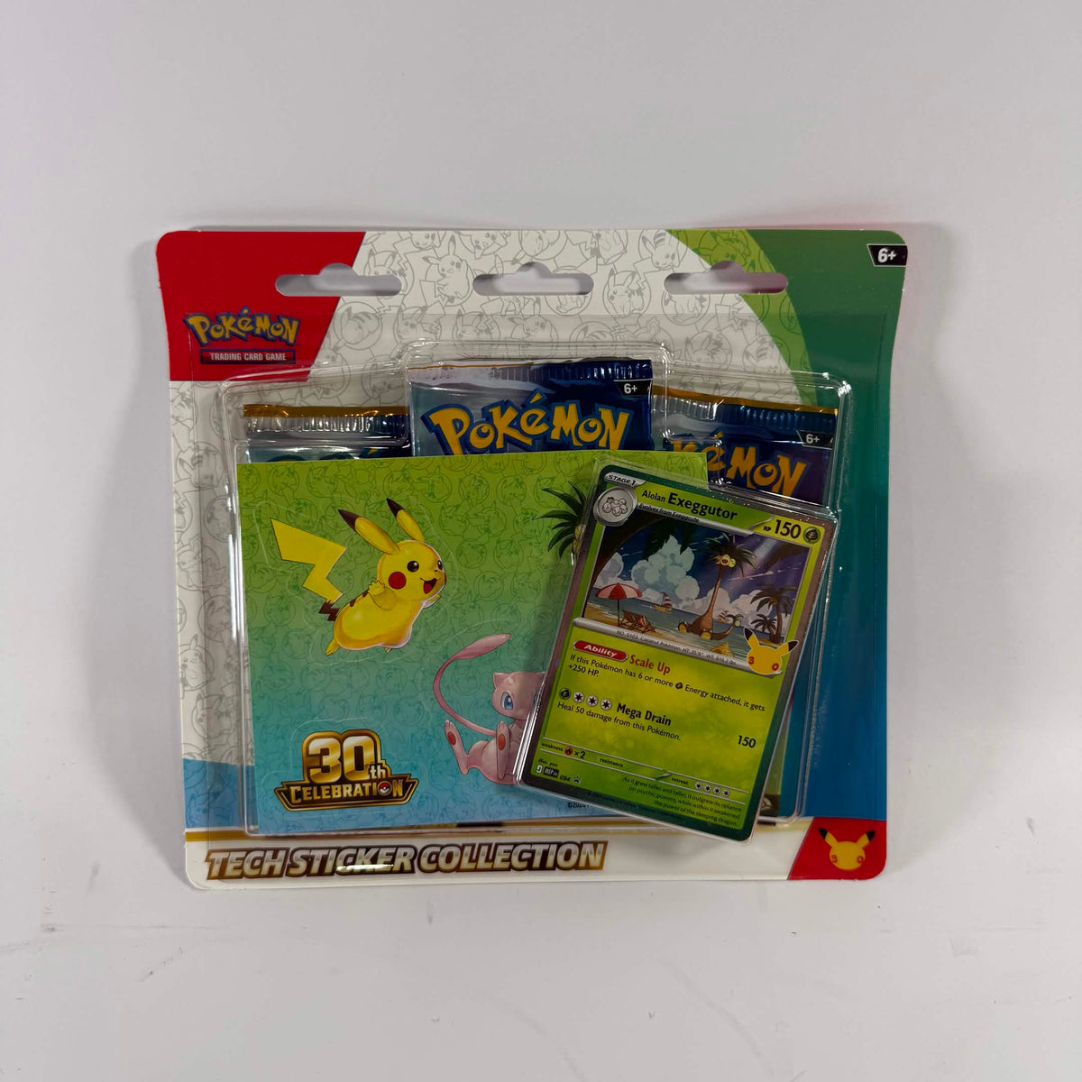 New Pokemon TCG 30th Celebration Tech Sticker Collection (1 of 2 Variety)