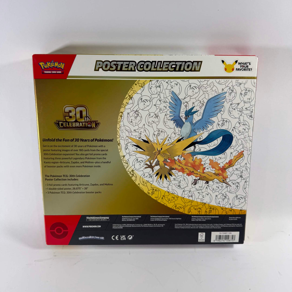 New Pokemon TCG 30th Celebration Poster Collection